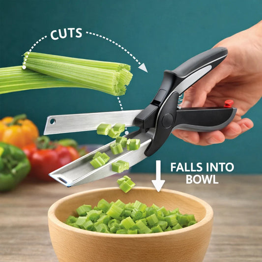 2 in 1 Cutting Board Scissors